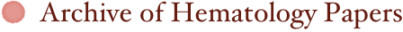   Archive of Hematology Papers